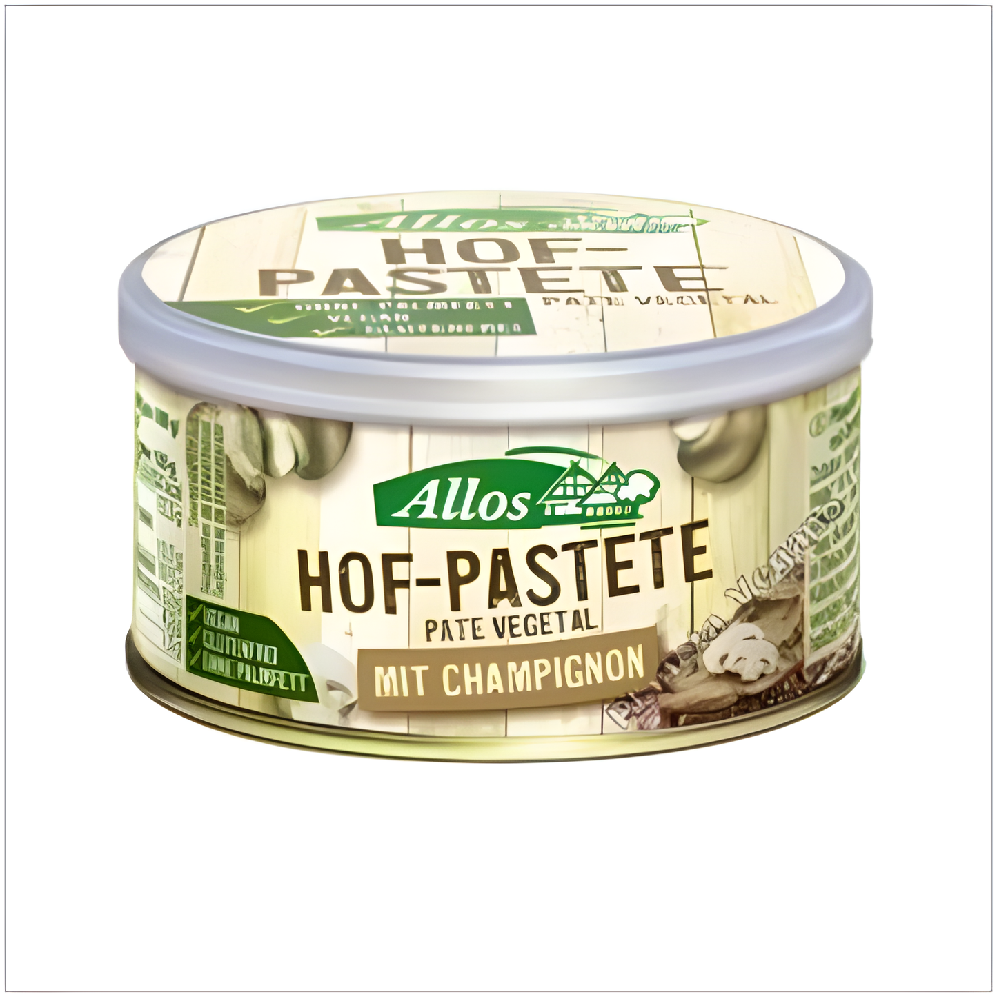 Allos Pate Vegetal con Champiñones 125gr. Bio Vegan
