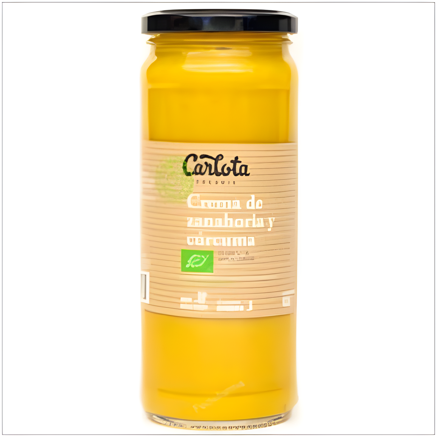 CARLOTA ORGANIC CREMA DE ZANAHORIA Y CURCUMA 450gr. ECO SG VEGAN