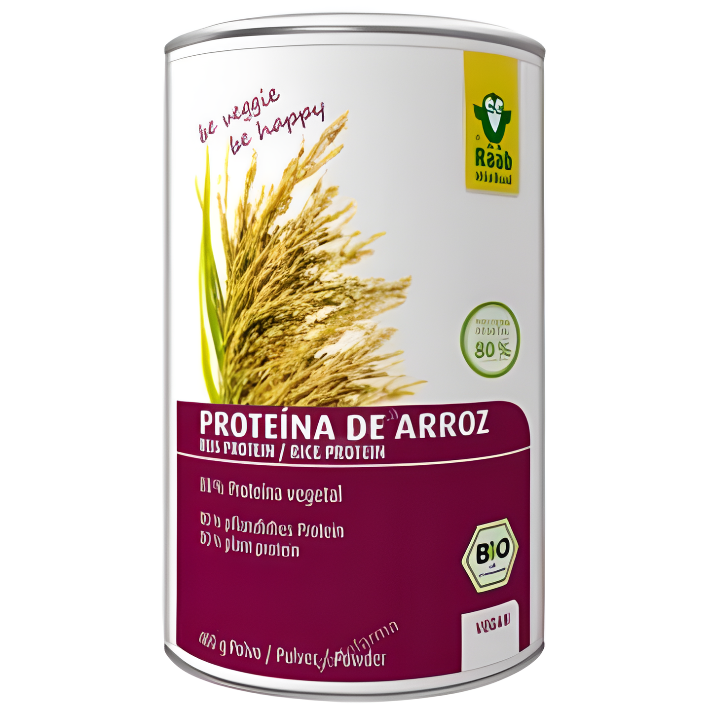 Raab Vitalfood Proteina de Arroz Natural 400gr. Bio Sg Vegan
