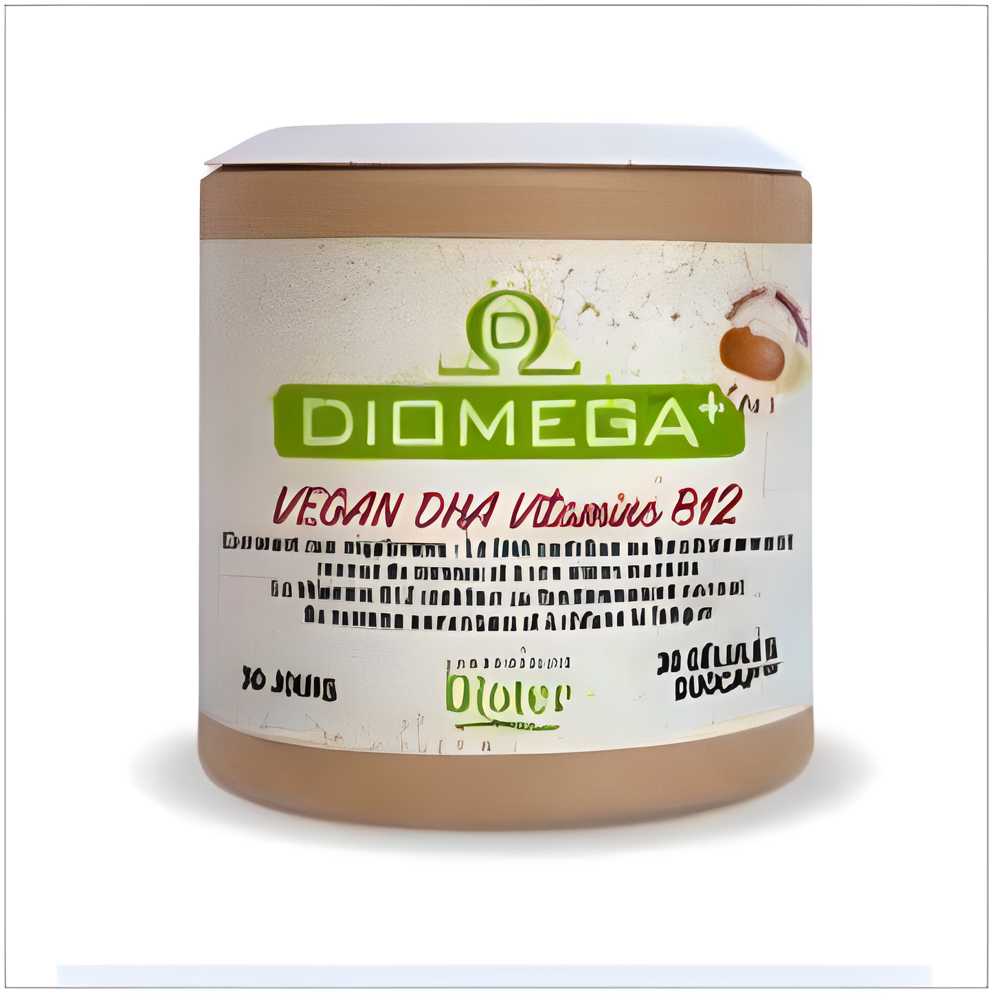 Dioter Diomega Vegan Dha+ Vit B12 30cap.