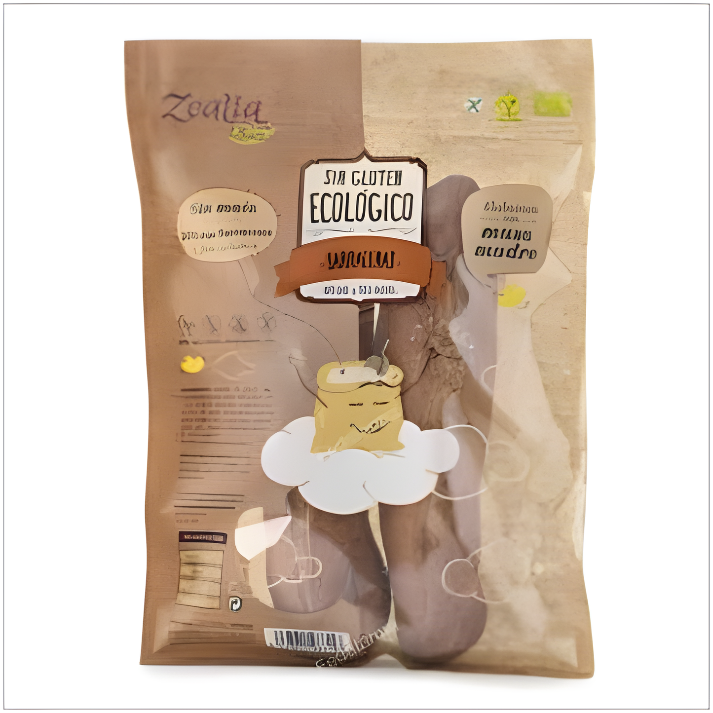 ZEALIA BAGUETINA SARRACENA masa madre 250gr. BIO SG VEGAN