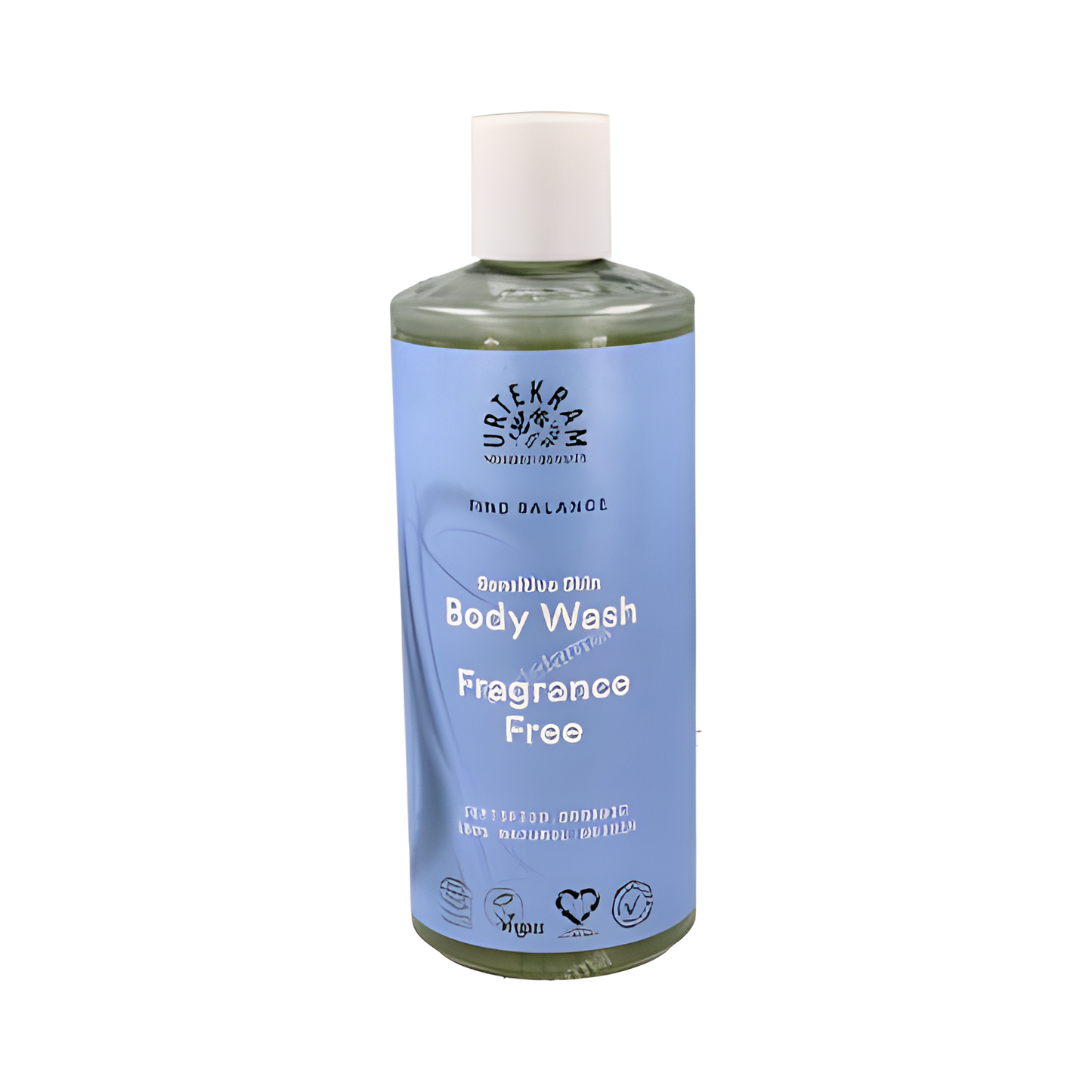 URTEKRAM FRAGANCE FREE gel de baño 500ml. ECO VEGAN