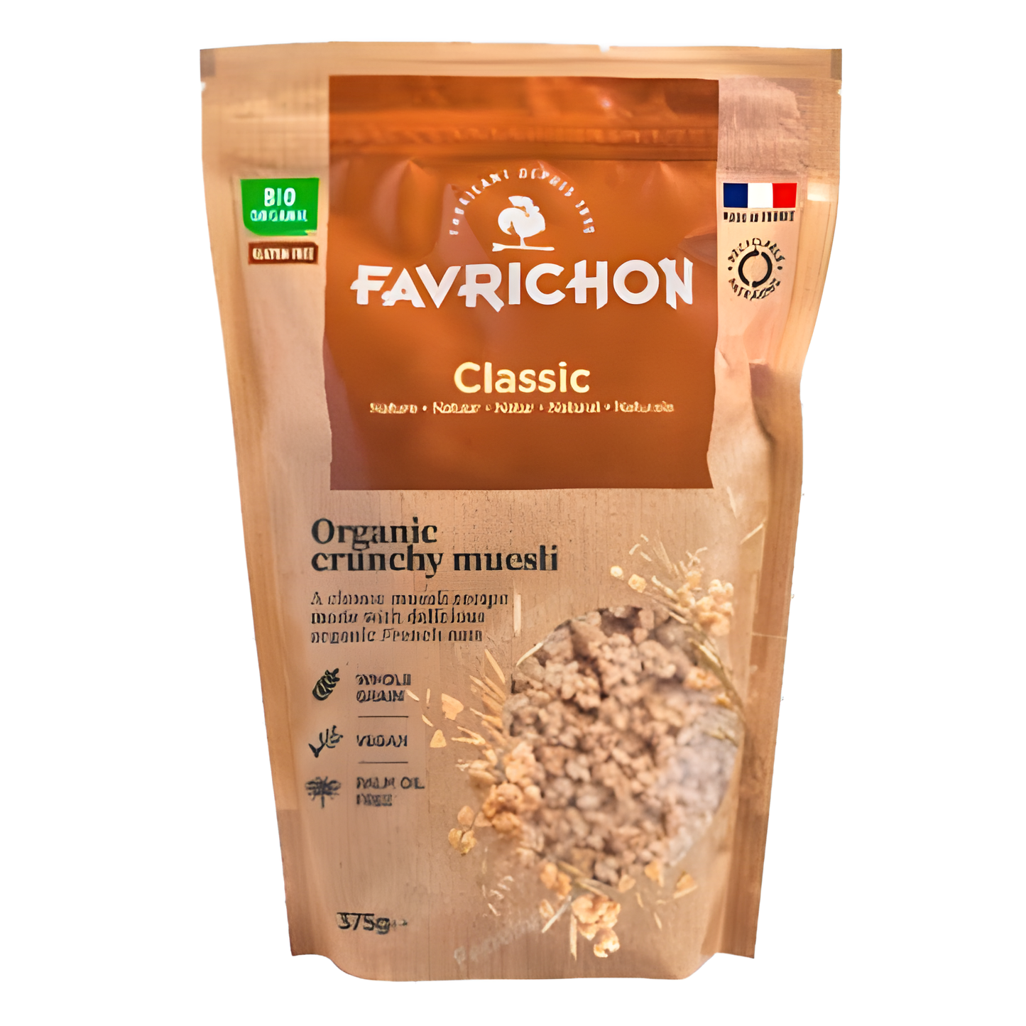 FAVRICHON CRUNCHY MUESLI CLASSIC 375 gr.BIO SG VEGAN