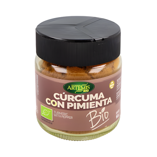 Artemis Bio Curcuma con Pimienta Xl Especia 80gr. Bio Vegan