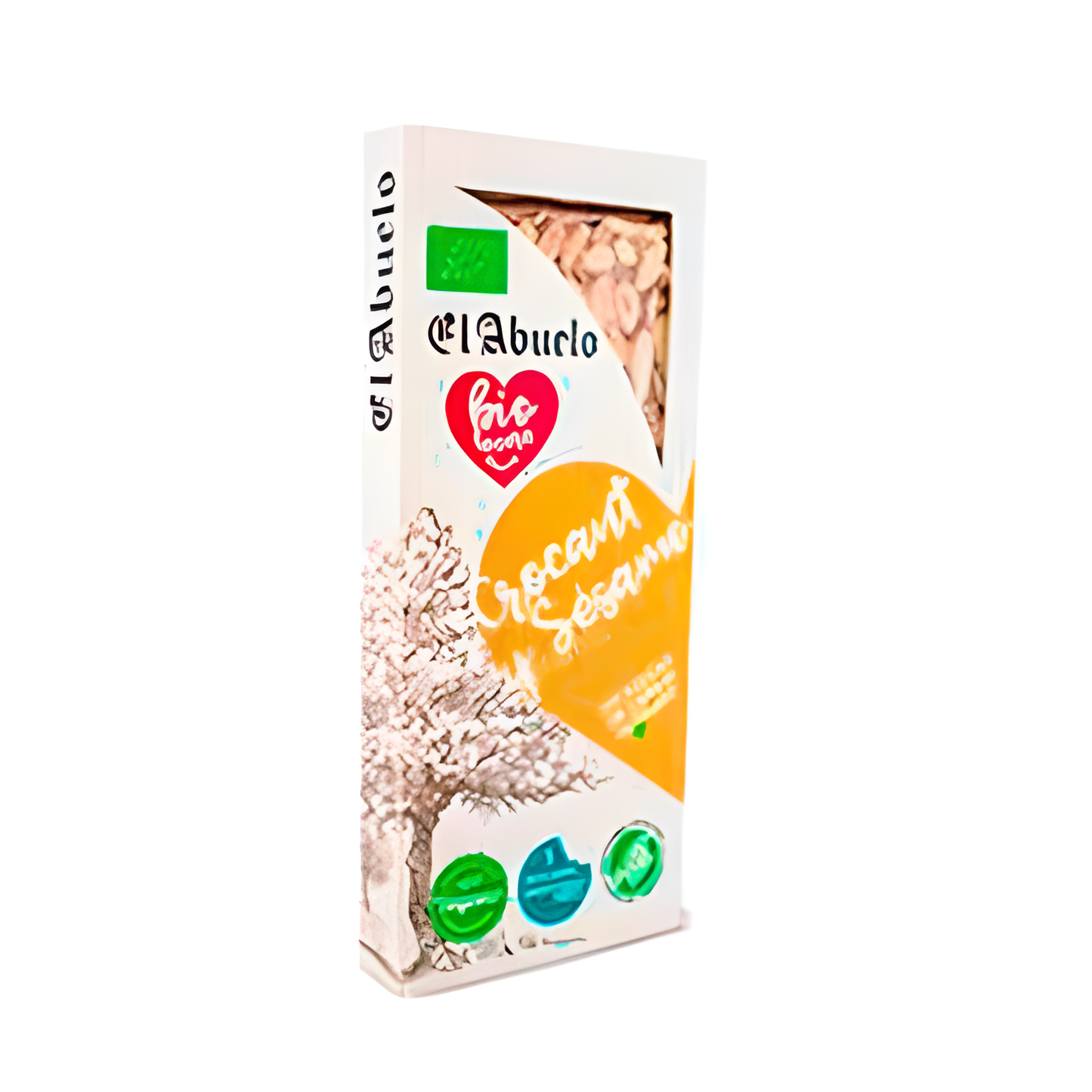 El Abuelo Eco Biolovers Turron Crocant Sesamo 200 Gr Eco Sg Vegan