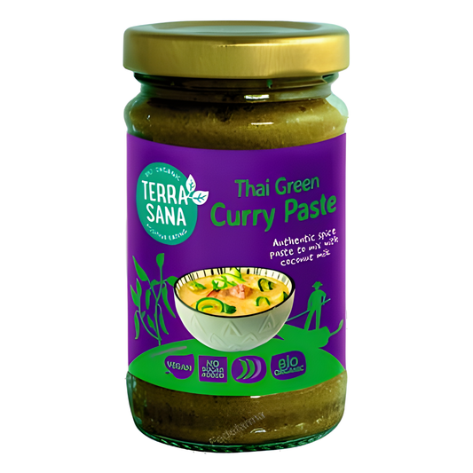 Terrasana Pasta de Curry Verde Tailandesa 120gr. Bio Vegan