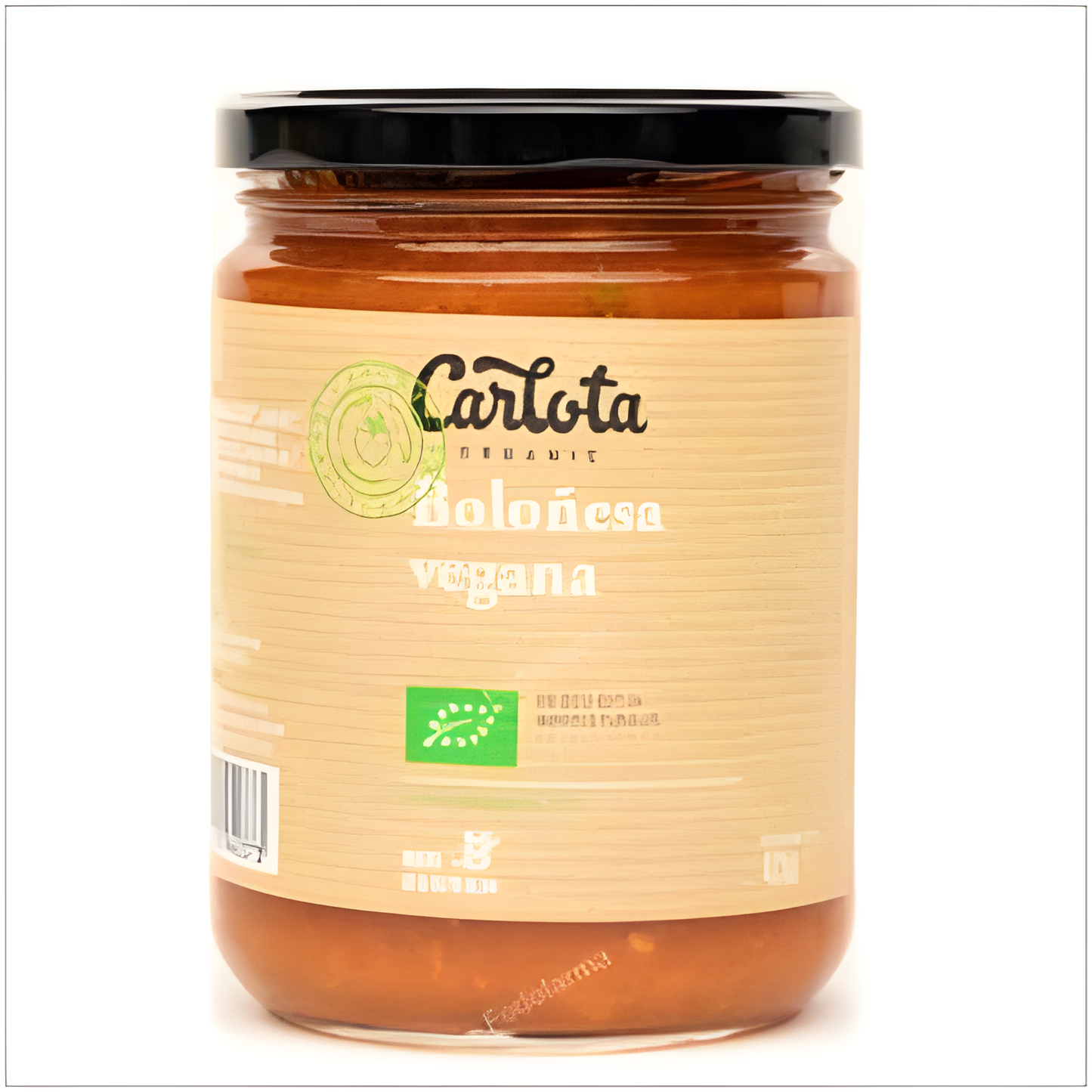 CARLOTA ORGANIC BOLOÑESA salsa 425gr. ECO SG VEGAN
