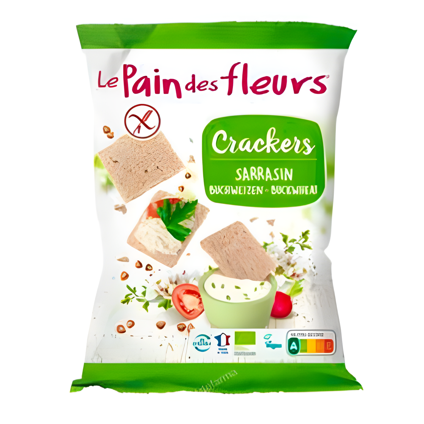 LE PAIN DES FLEURS CRACKER TRIGO SARRACENO MINI 75gr. BIO SG VEGAN