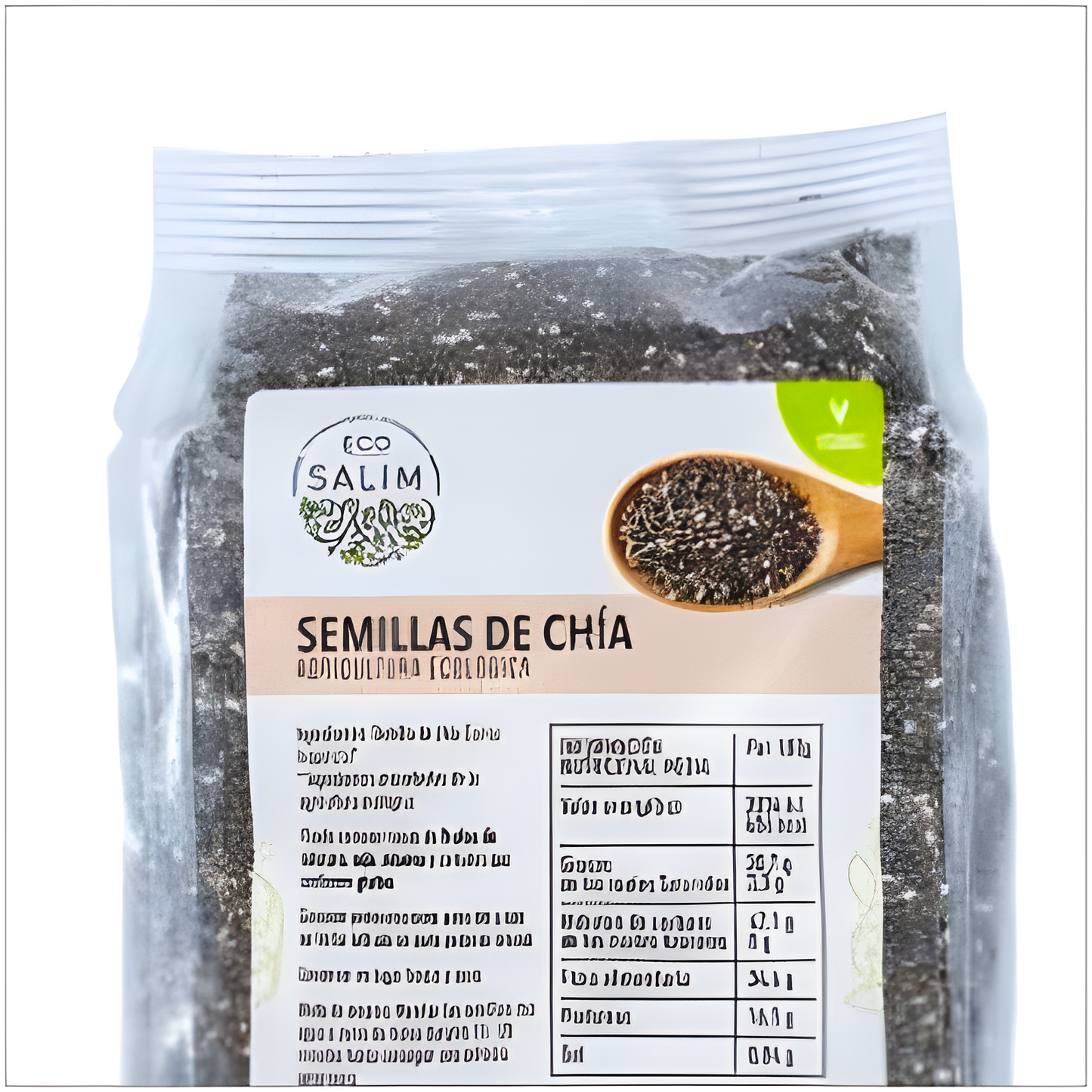 Eco Salim Semilla de Chia 1kg. Bio Vegan