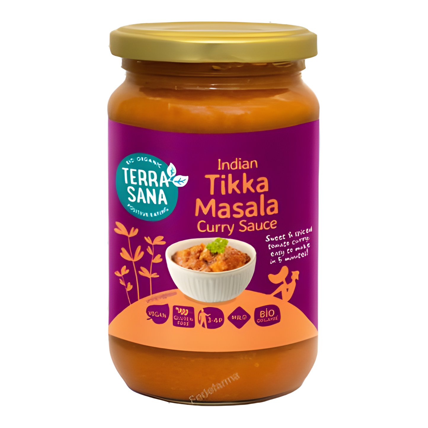 Salsa Curry Tikka Masala 350 Gr Bio Vegan
