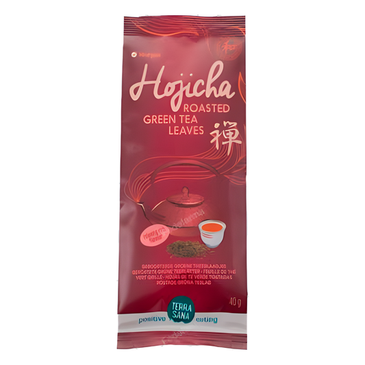 HOJICHA hojas de te verde tostadas 40 gr BIO VEGAN