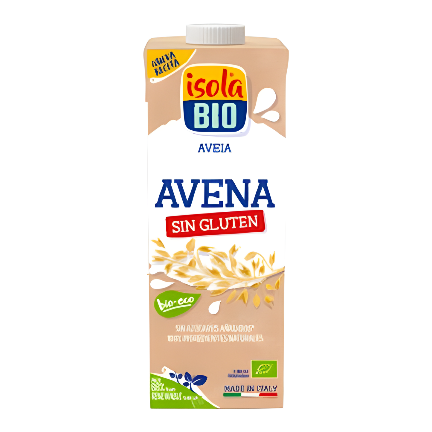 Isola Bebida Vegetal de Avena sin Gluten 1lt 6uds Bio S/lactosa Vegan