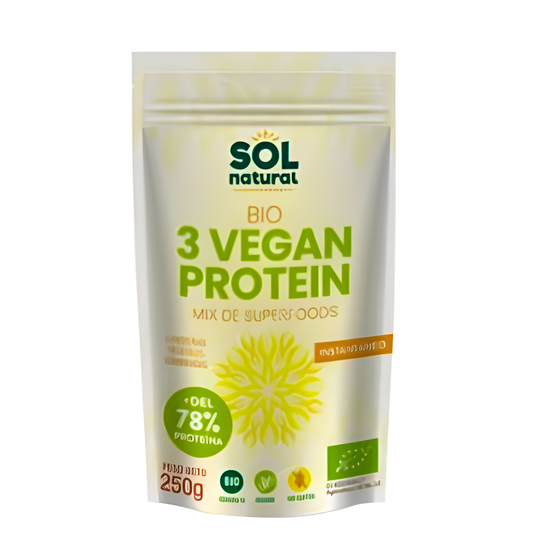 3 VEGAN PROTEIN 250 G BIO
