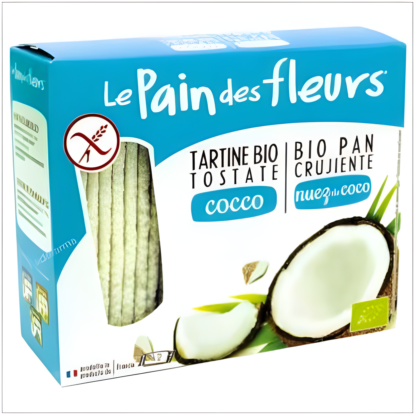 LE PAIN DES FLEURS CRACKER COCO 150gr. BIO SG VEGAN
