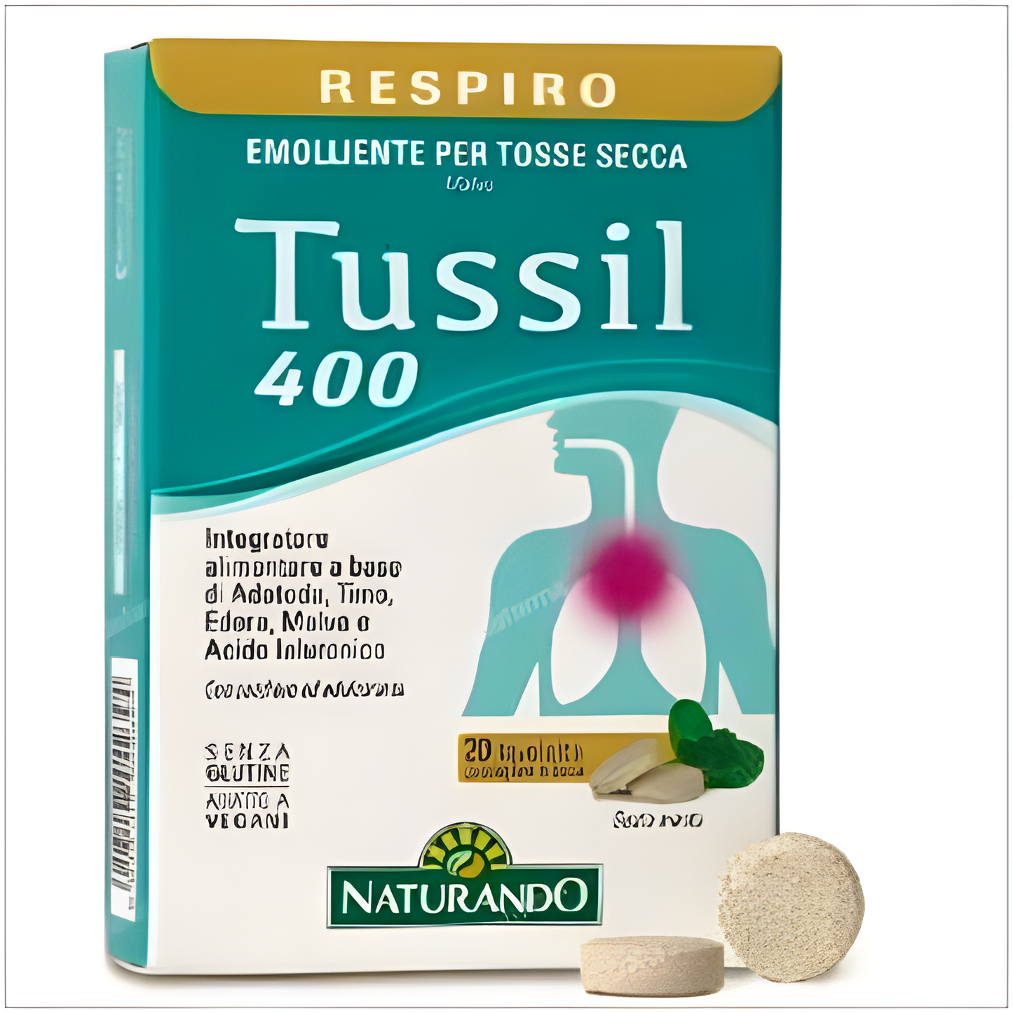 Naturando Tussil 400 20comp. Sg Vegan