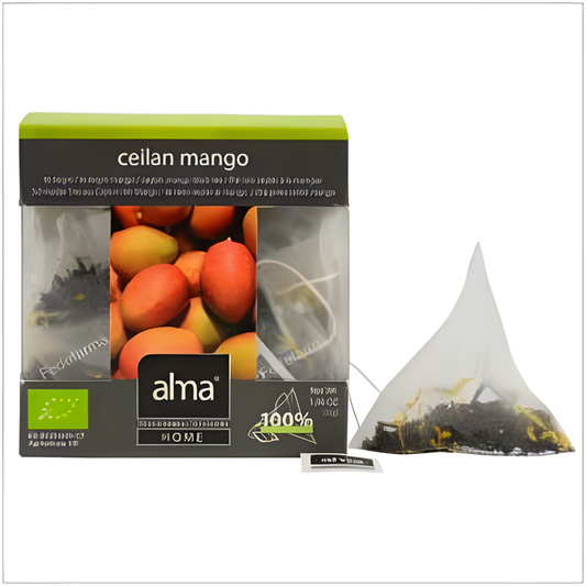 Alma Home Te Ceilan Mango Infusion 15 Piramides. Eco Vegan