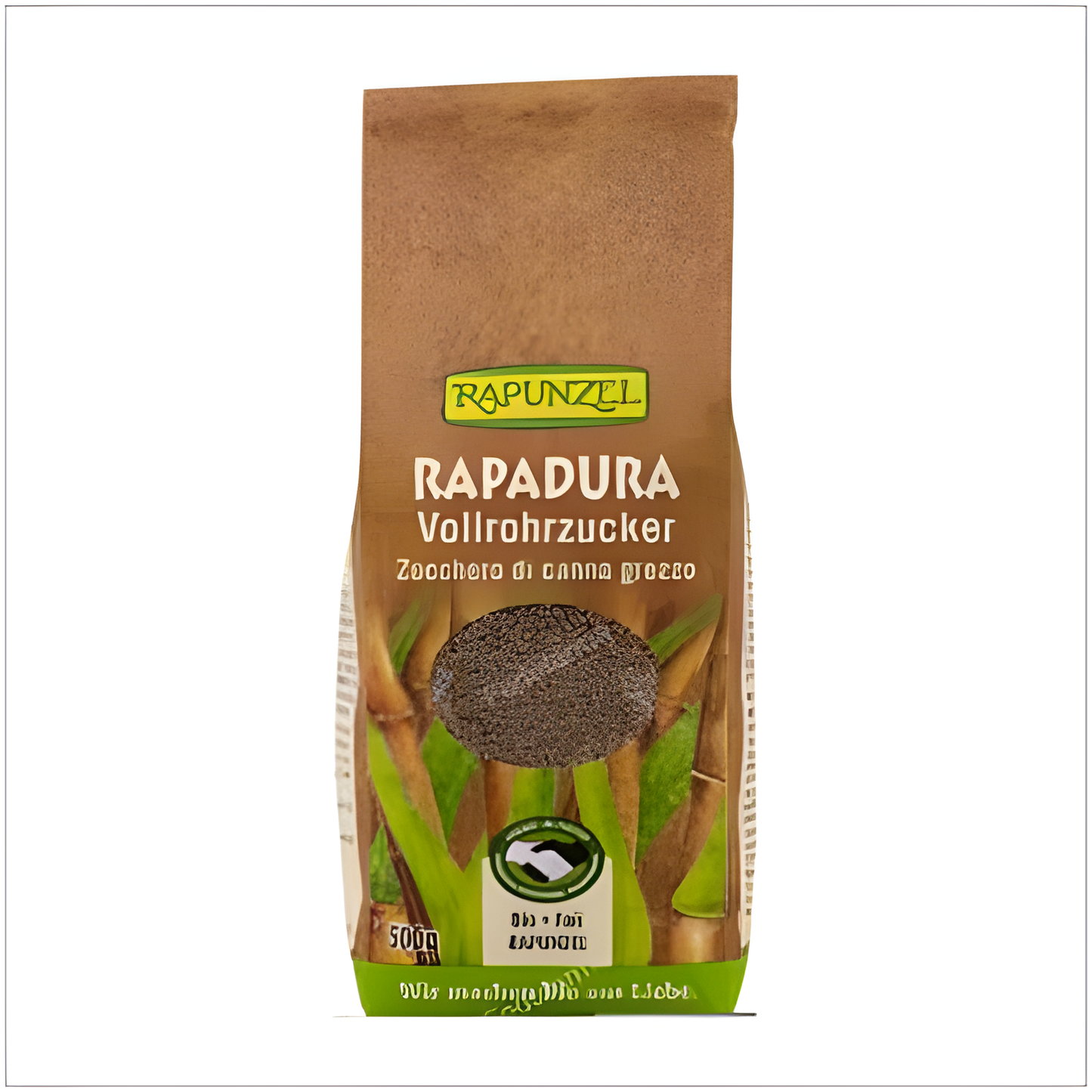 RAPUNZEL AZUCAR DE CAÑA RAPADURA integral 500gr. BIO VEGAN