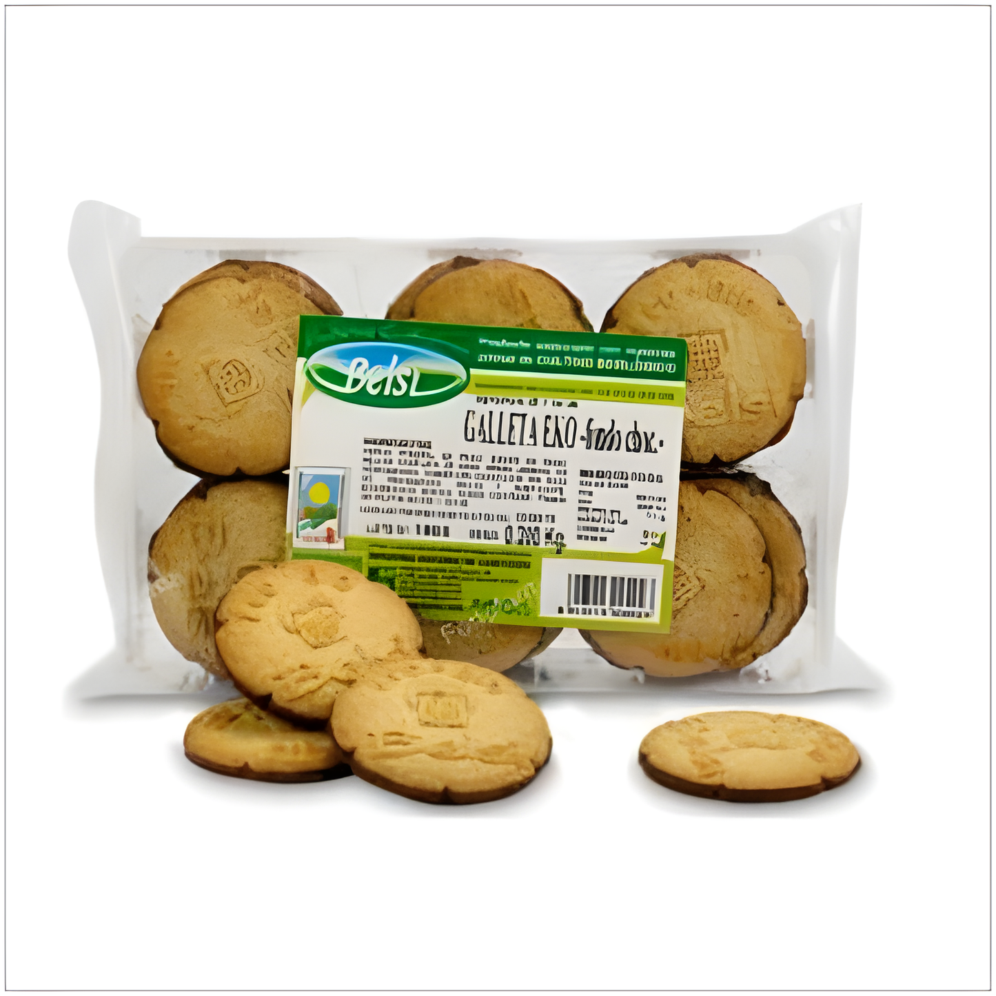 Belsi Galletas Eko con Fondo de Chocolate 200g Bio Vegan