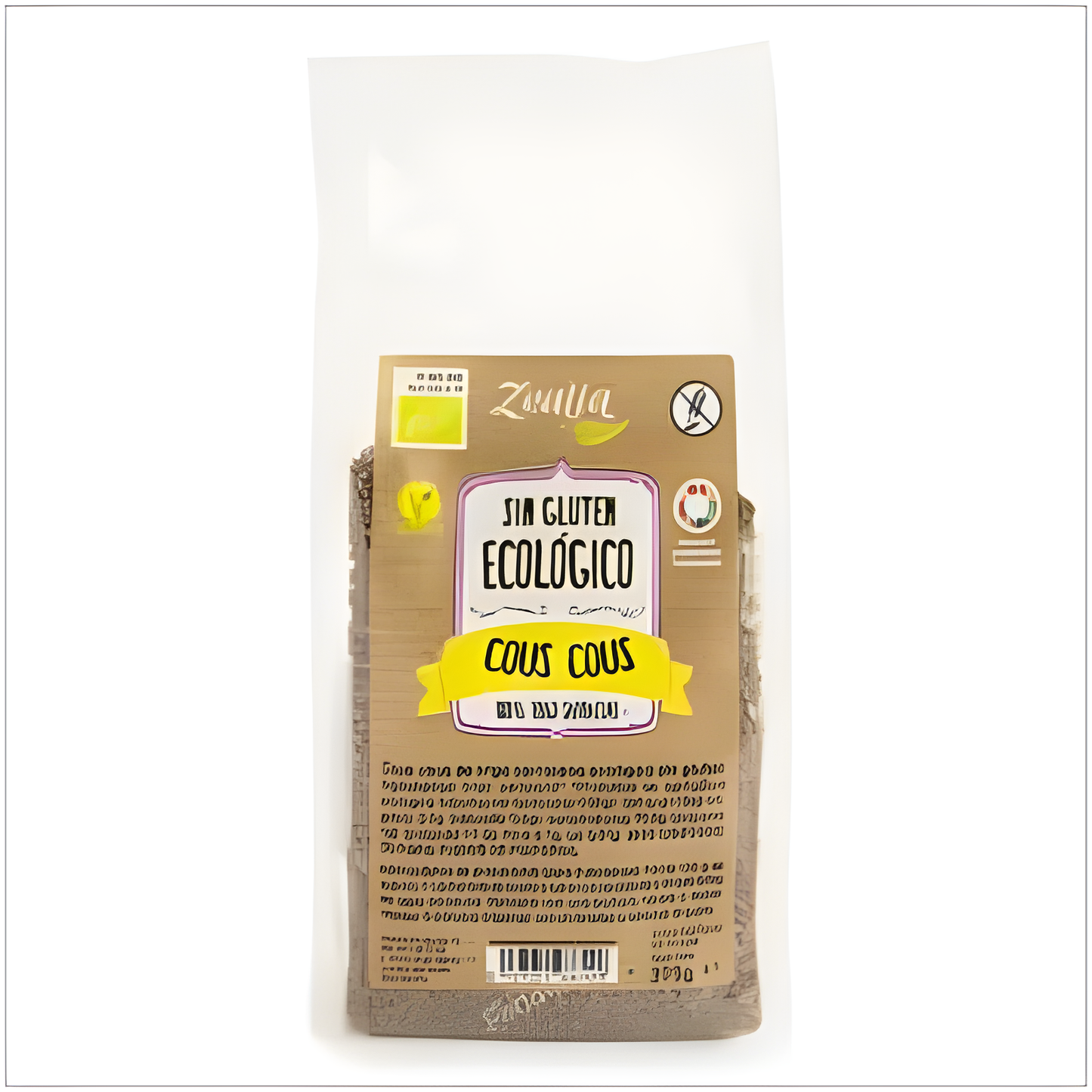 ZEALIA COUS COUS DE TRIGO SARRACENO 375gr. BIO SG VEGAN