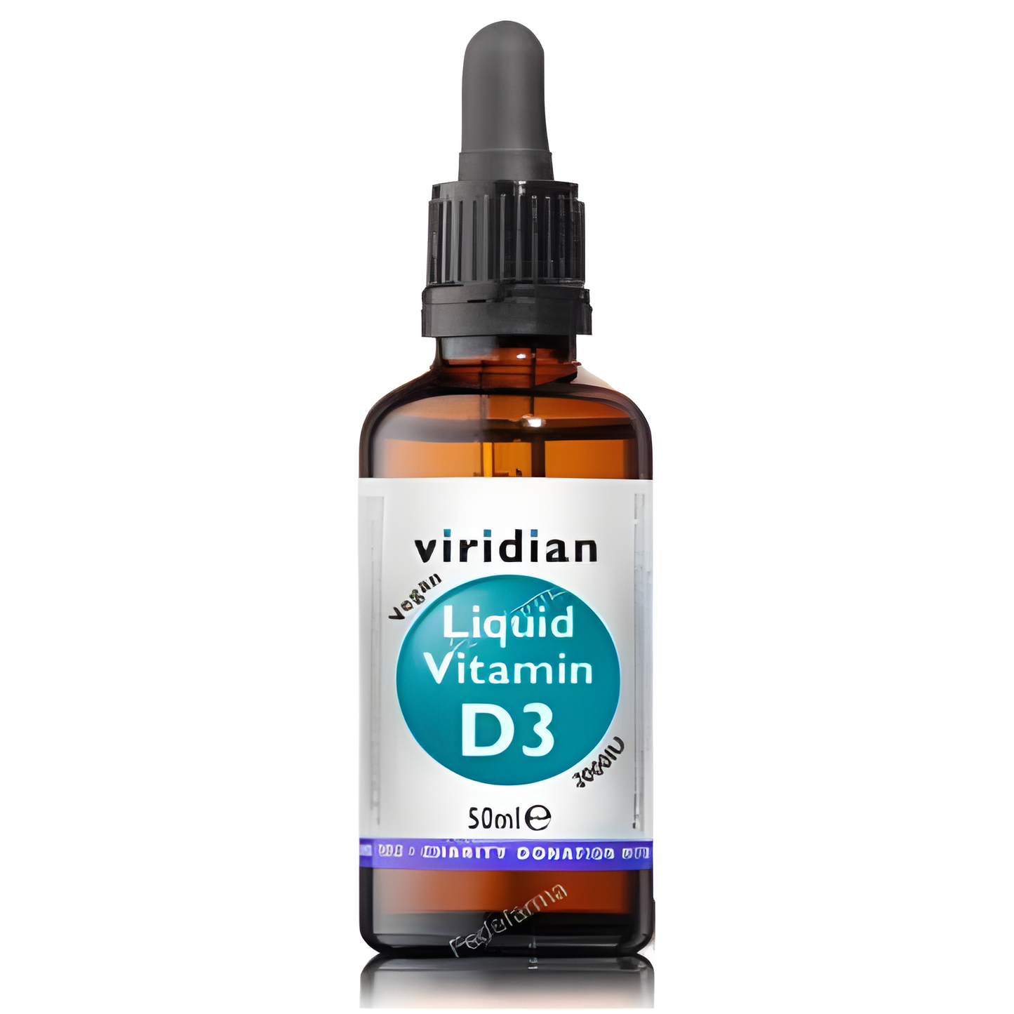 VIRIDIAN VITAMINA D3 2000IU liquida vegana 50ml.