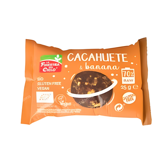 LA FINESTRA SUL CIELO ENERGY BALL cacahuete-banana 20 uds ECO SG VEGAN