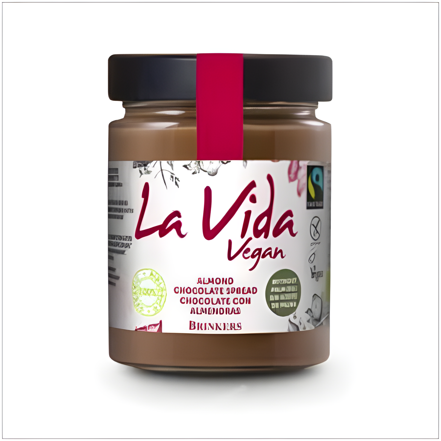 LA VIDA VEGAN CREMA DE CHOCOLATE Y ALMENDRA 270gr. BIO VEGAN
