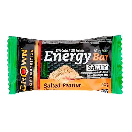 CROWN SPORT NUTRITION ENERGY VEGAN BAR SALTY PEANUT 1 X 60 G