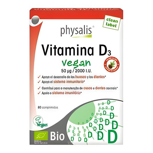 Physalis Vitamina D3 80 Com Vegan