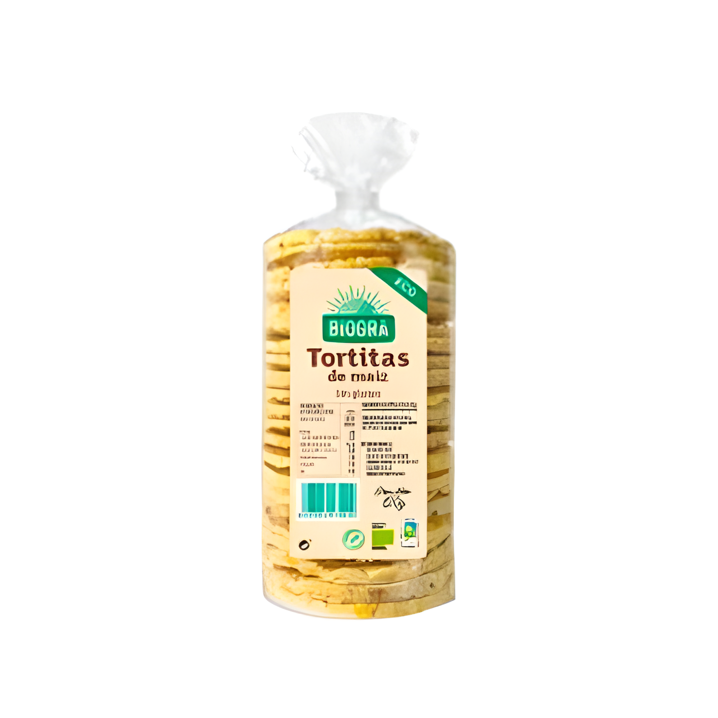 Biogra Tortitas de Maiz 120gr. Bio Sg Vegan