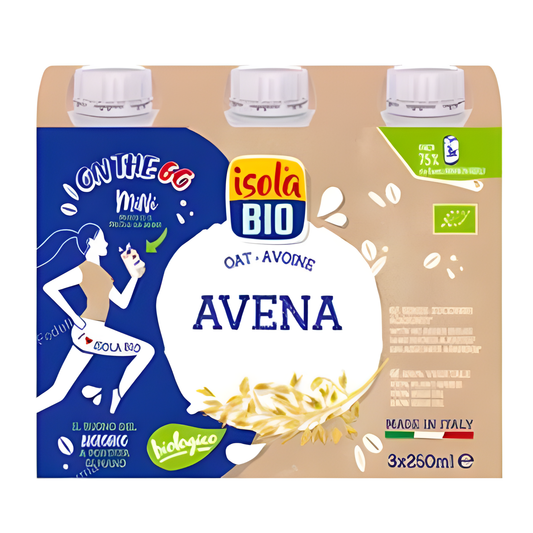 ISOLA BEBIDA VEGETAL DE AVENA 3udsx250ml. BIO SA VEGAN