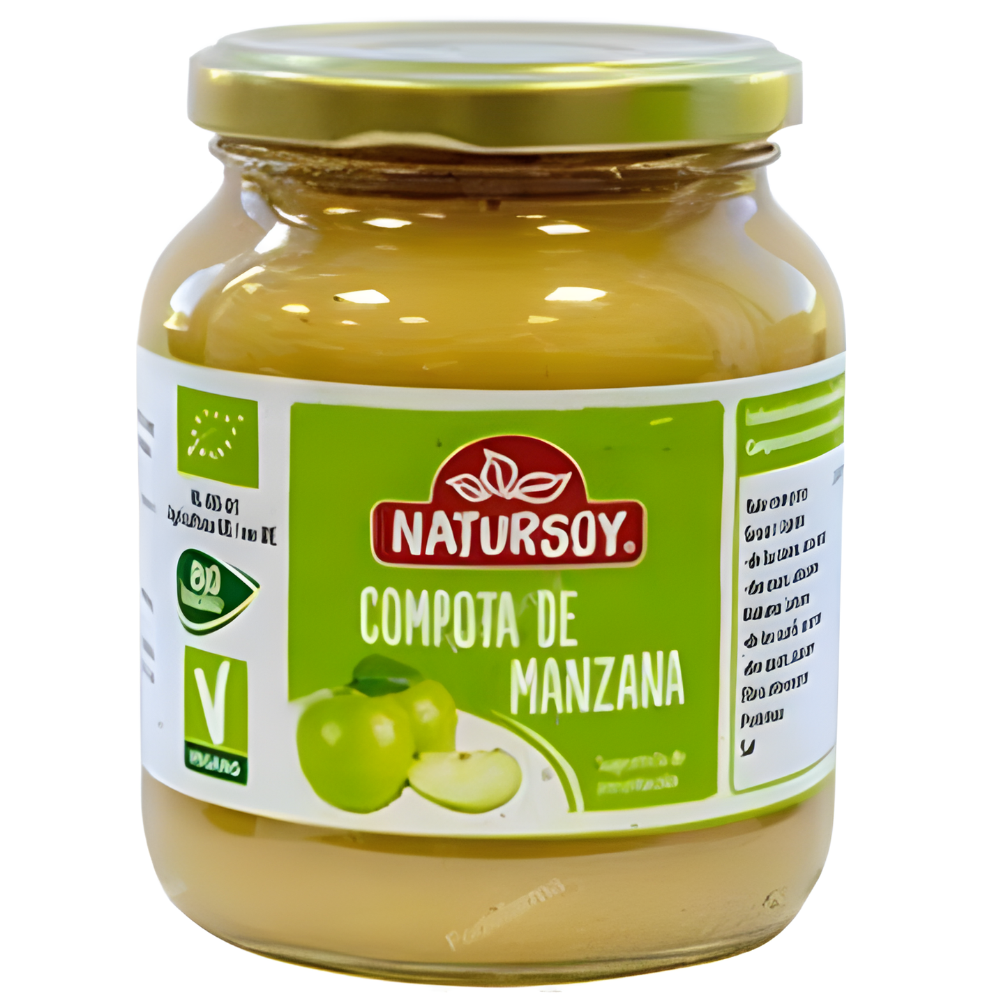 NATURSOY COMPOTA DE MANZANA 360gr. BIO VEGAN