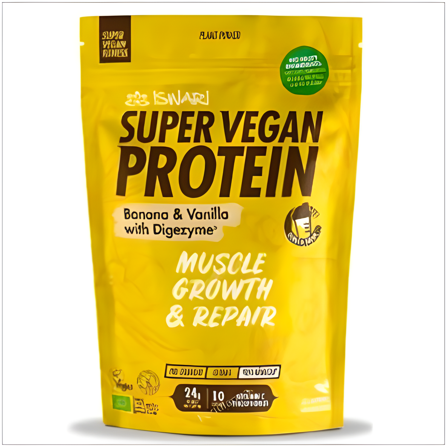 Iswari Super Vegan Protein Fitness Platano-vainilla 350gr