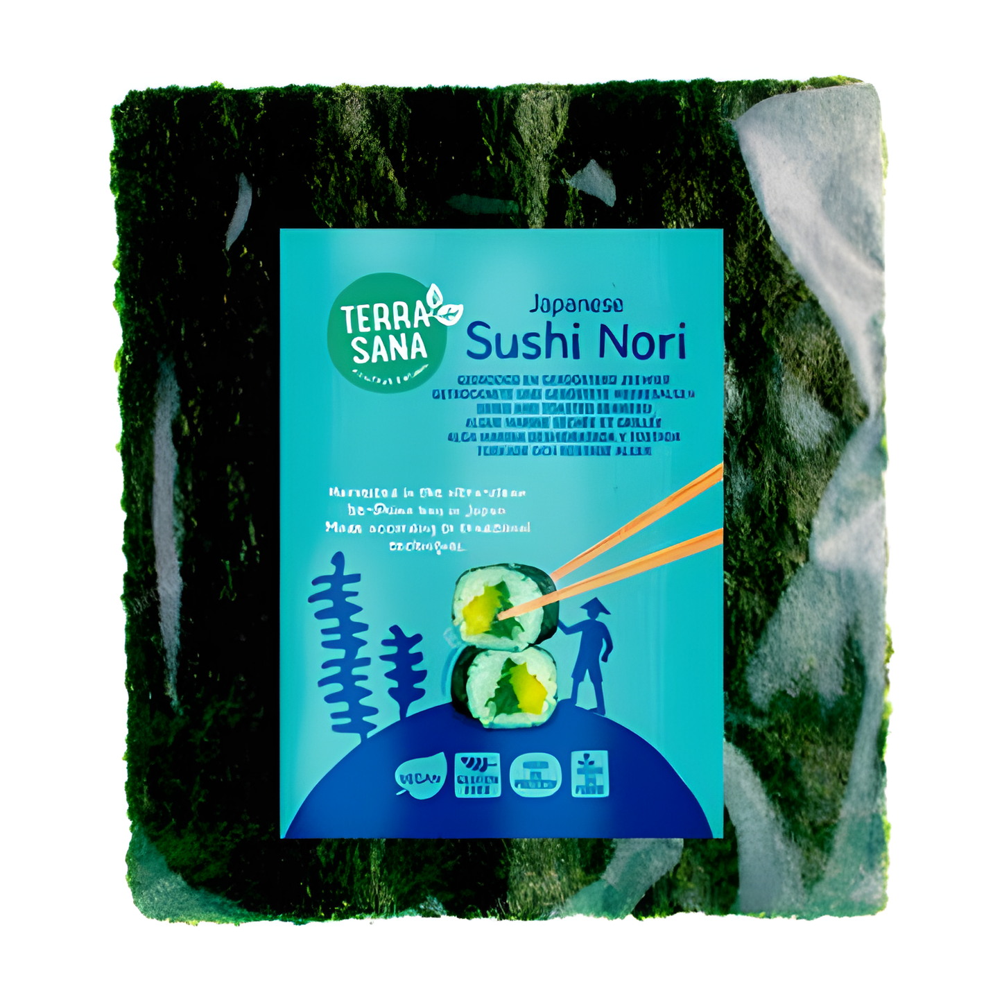 Sushi Nori 7 Laminas Tostadas 17 Gr Bio Vegan