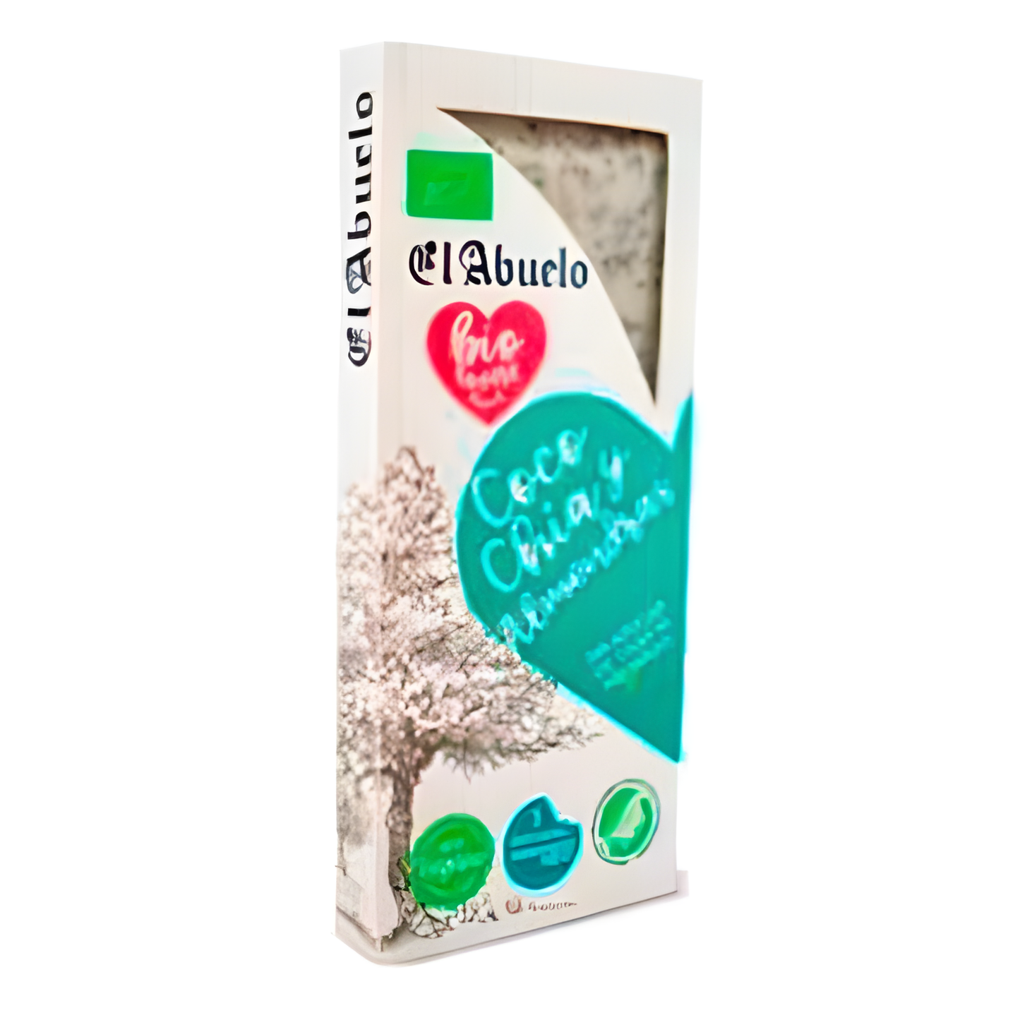 El Abuelo Eco Biolovers Turron Coco Chia Almendras 200 Gr Eco Sg Vegan