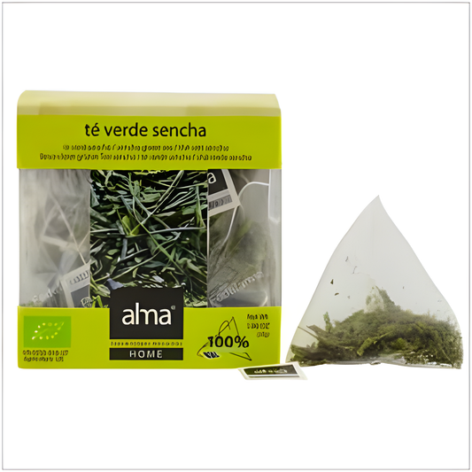 Alma Home Te Verde Sencha Infusion 15piramides. Eco Vegan
