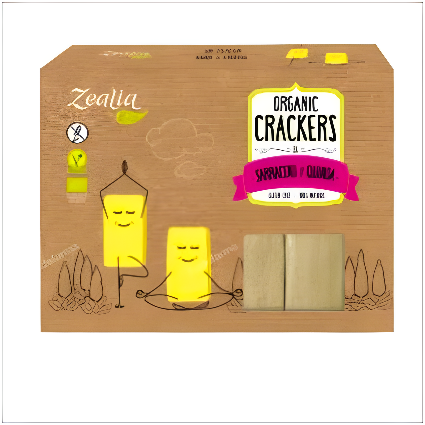 ZEALIA CRACKERS DE SARRACENO Y QUINOA 120gr. BIO SG VEGAN