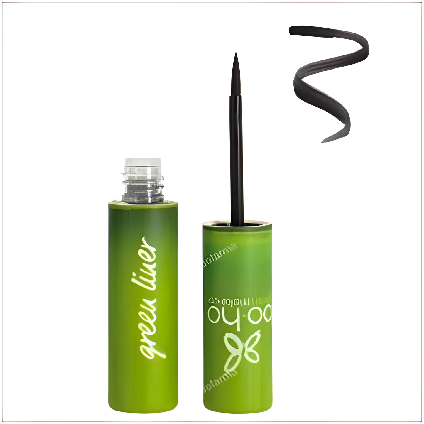 Boho Green Make Up Eyeliner Green Liner Negro 3ml. Bio Vegan