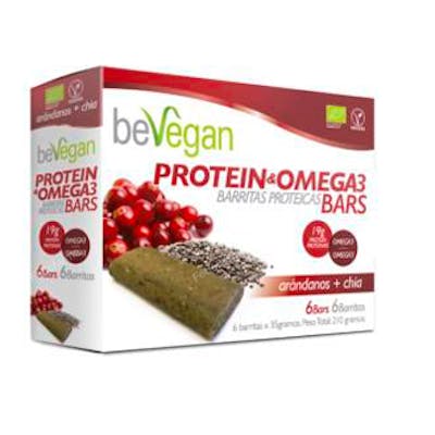 BARRITAS PROTEICAS-ANTIOX arandano+chia 6uds. BIO VEGAN