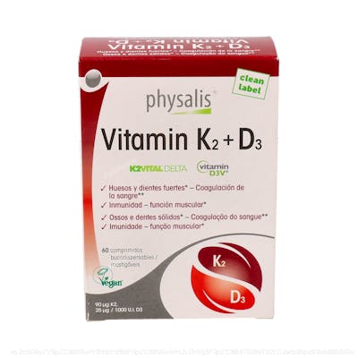 VITAMIN K2+D3 60comp. VEGAN