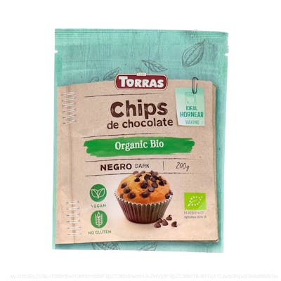 CHIPS DE CHOCOLATE NEGRO mini 200gr. BIO SG VEGAN
