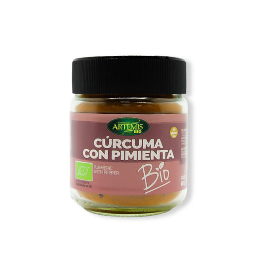 ARTEMIS BIO CURCUMA con pimienta XL especia 80gr. BIO VEGAN