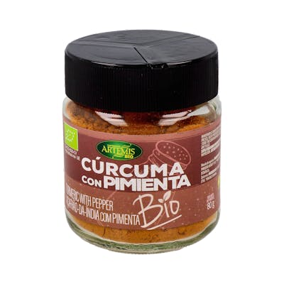 CURCUMA con pimienta XL especia 80gr. BIO VEGAN