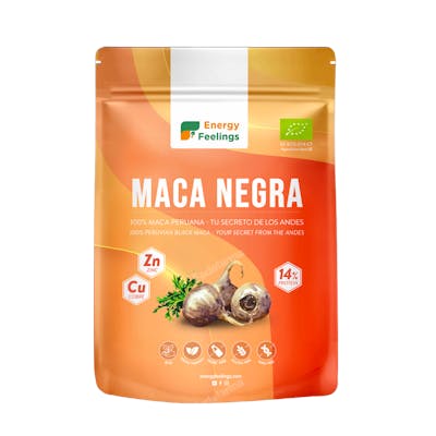 ENERGY FEELINGS MACA NEGRA polvo 1kg. ECO VEGAN SG