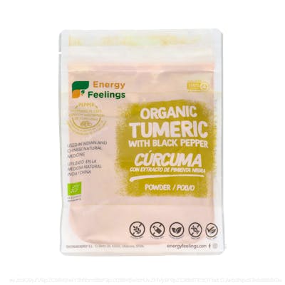 CURCUMA CON PIMIENTA polvo 200gr. ECO VEGAN SG
