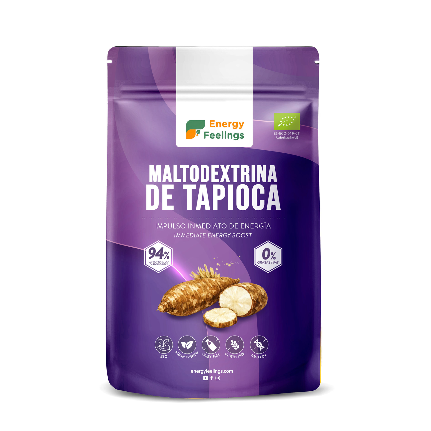 ENERGY FEELINGS MALTODEXTRINA de tapioca 500gr. ECO VEGAN SG