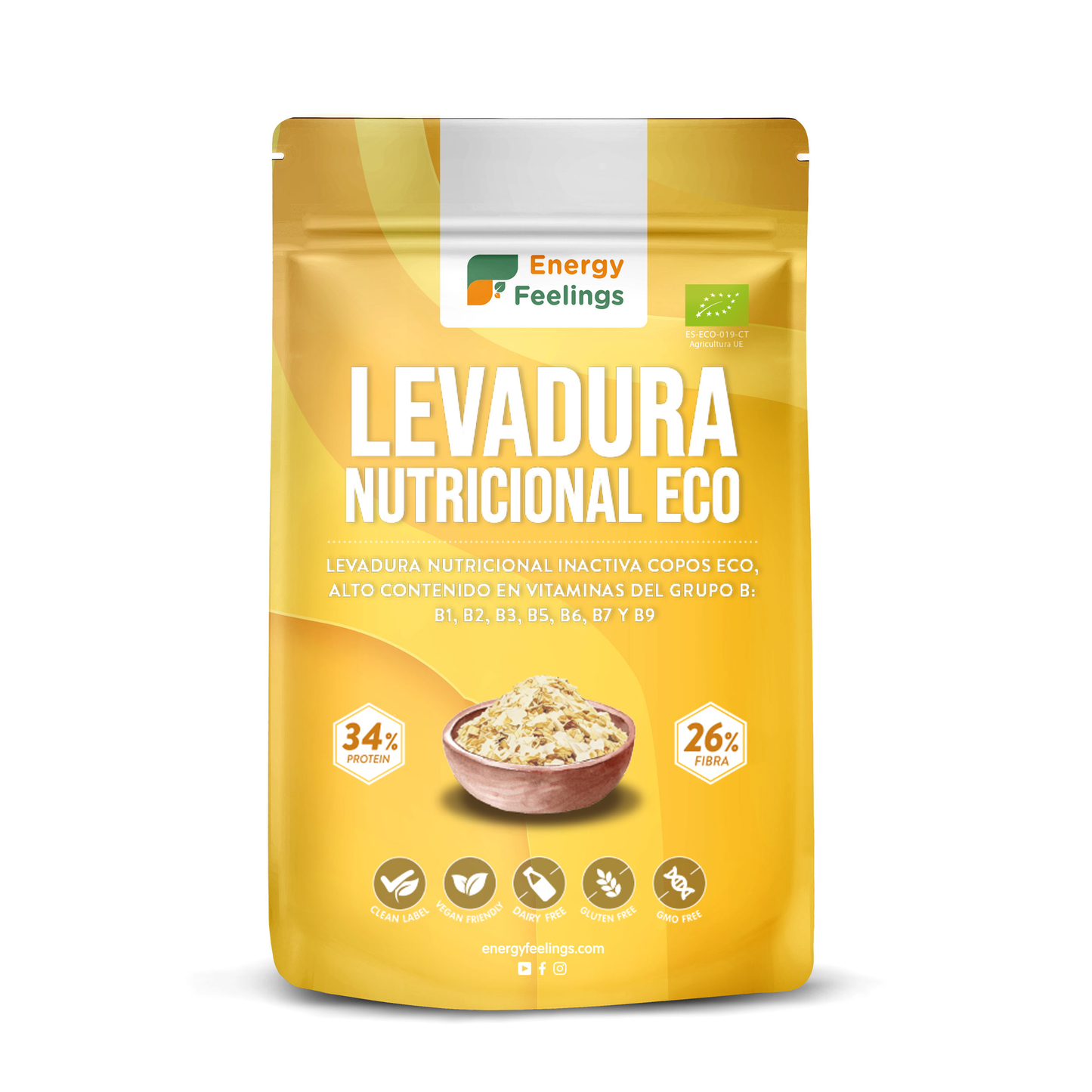 ENERGY FEELINGS LEVADURA NUTRICIONAL 250 gr ECO VEGAN SG