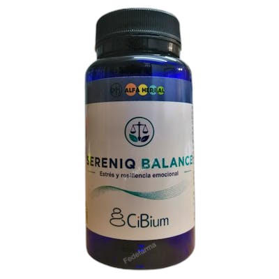 ALFA HERBAL SERENIQ BALANCE CIBIUM 60 CAPS VEGANO