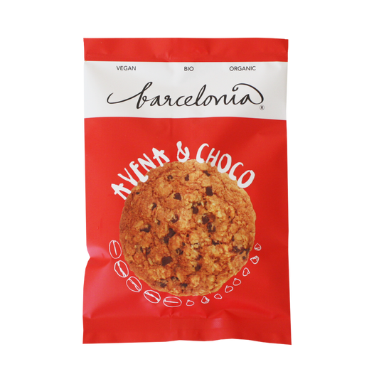 BARCELONIA COOKIES ECO VEGANAS AVENA & CHOCO 50G