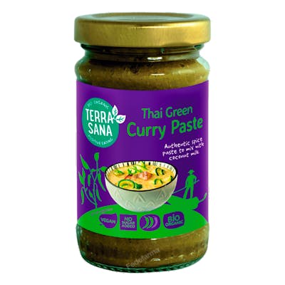 PASTA DE CURRY VERDE TAILANDESA 120gr. BIO VEGAN