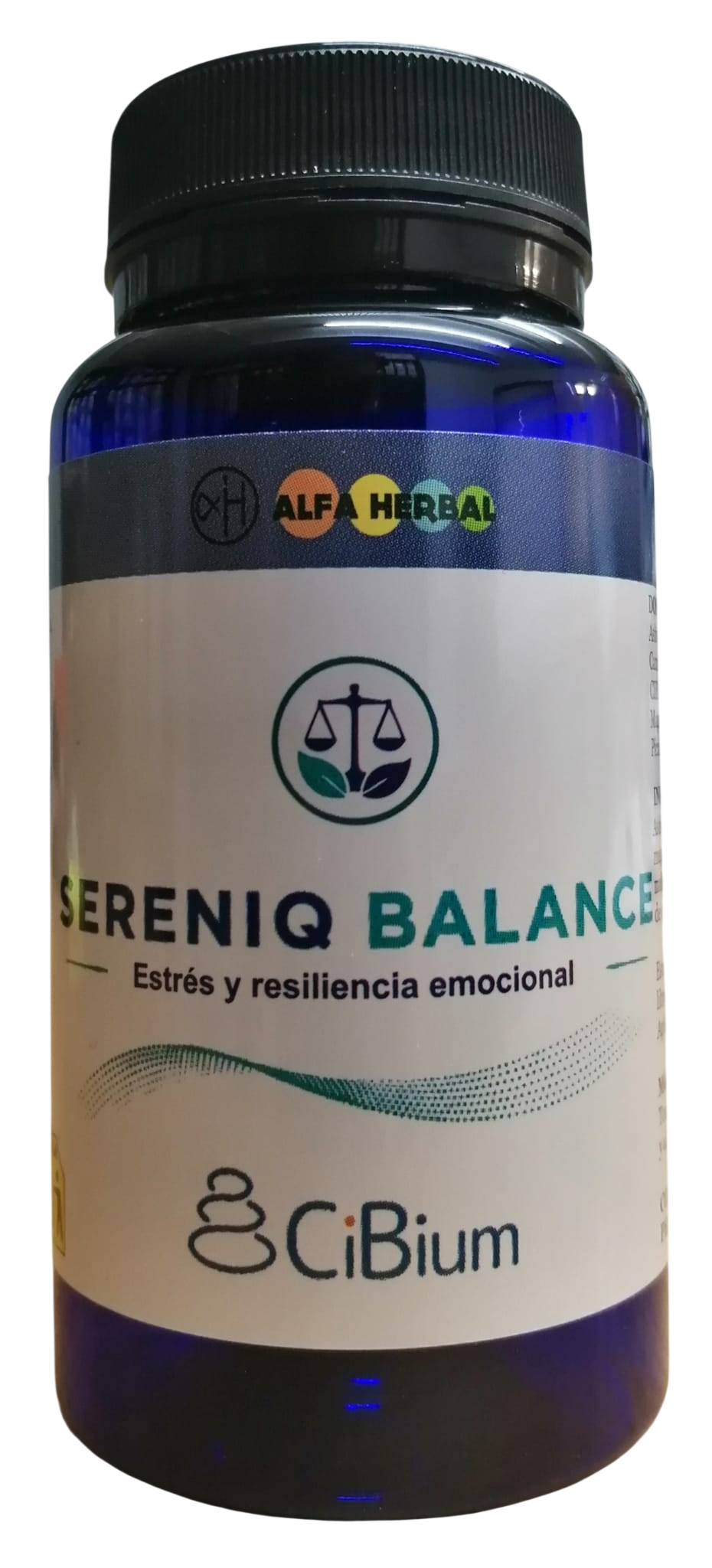 ALFA HERBAL SERENIQ BALANCE CIBIUM 60 CAPS VEGANO